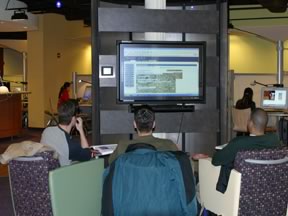 Large Screens in Lab for Group Work