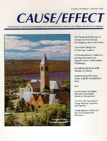 CAUSE/EFFECT Volume 19 Number 2 Summer 1996 cover image