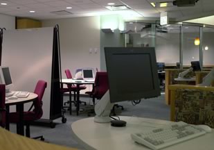Figure 7. Collaborative Work Zone with Movable Whiteboards